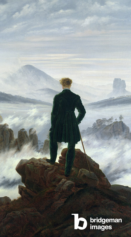 The Wanderer above the Sea of Fog an example of romatism art